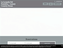 Tablet Screenshot of lalocandadelpontefice.it